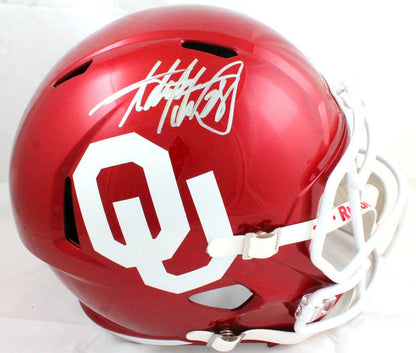 Adrian Peterson Signed Oklahoma Sooners Full Size Helmet
