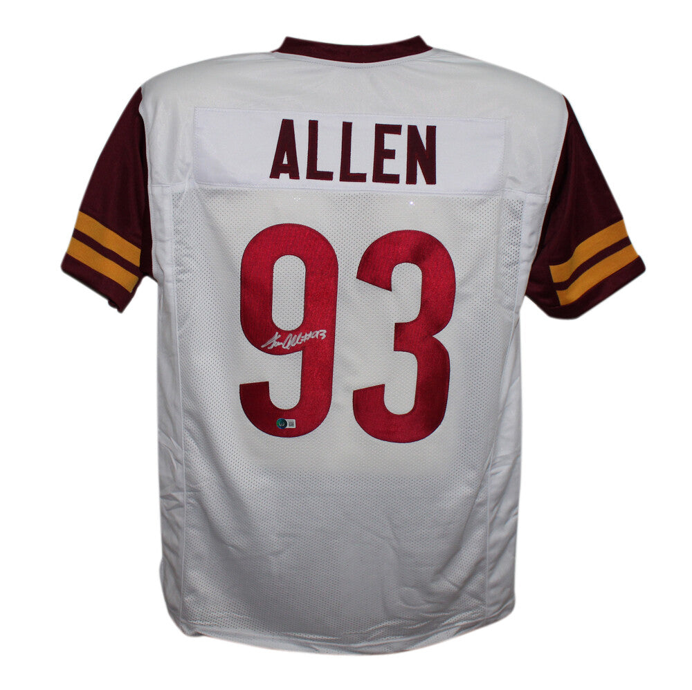 Jonathan Allen Washington Commanders Autographed White Custom Jersey