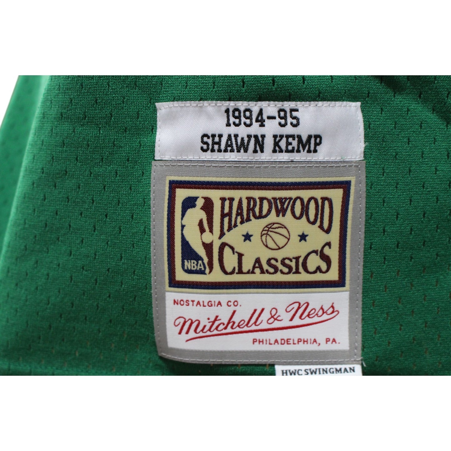 Shawn Kemp Signed Seattle Supersonics Mitchell & Ness Jersey