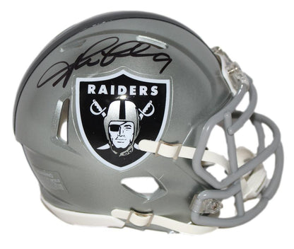 Shane Lechler Oakland Raiders Autographed Flash Mini Helmet