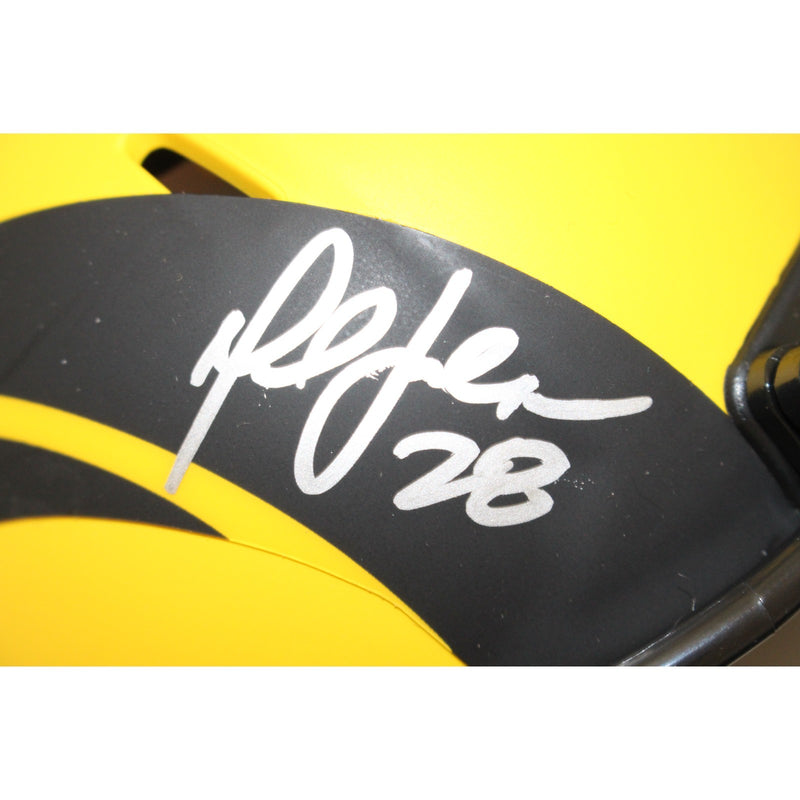 Marshall Faulk Los Angeles Rams Autographed Rave Mini Helmet