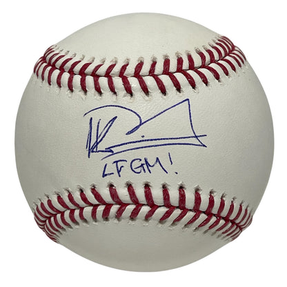 Kevin Parada Signed New York Mets Official MLB Baseball Inscribed "LFGM" BAS
