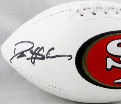 Deion Sanders Signed San Francisco 49ers Logo Football