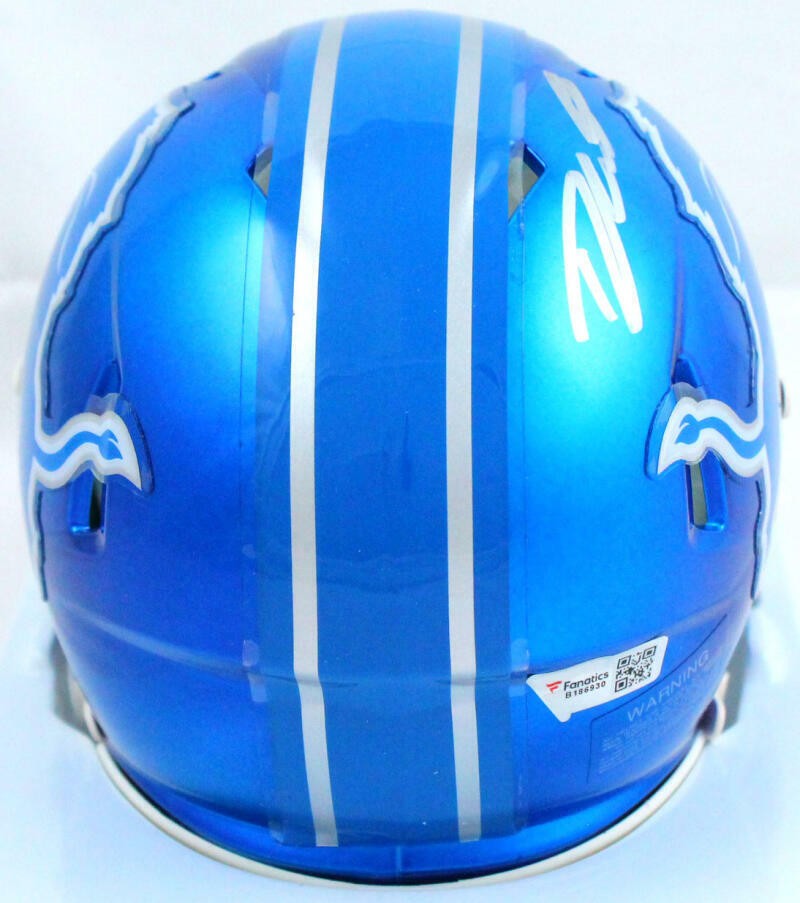 D'Andre Swift Signed Detroit Lions Flash Speed Mini Helmet