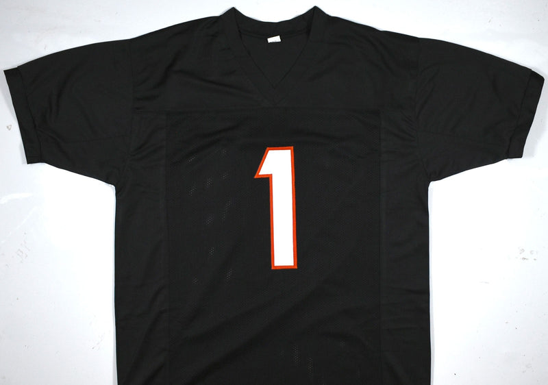 Ja'Marr Chase Autographed Cincinnati Bengals Black Custom Jersey