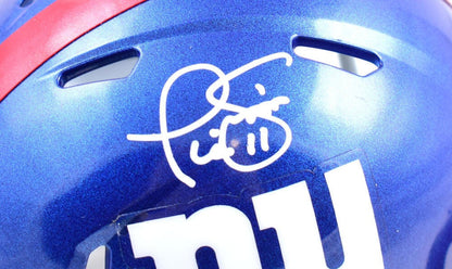 Phil Simms Autographed New York Giants White Speed Mini Helmet
