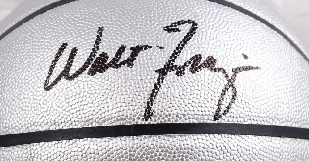 Walt Frazier Autographed Official NBA Wilson Platinum Basketball