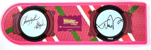 Michael J. Fox & Christopher Lloyd Signed Back to the Future Hoverboard