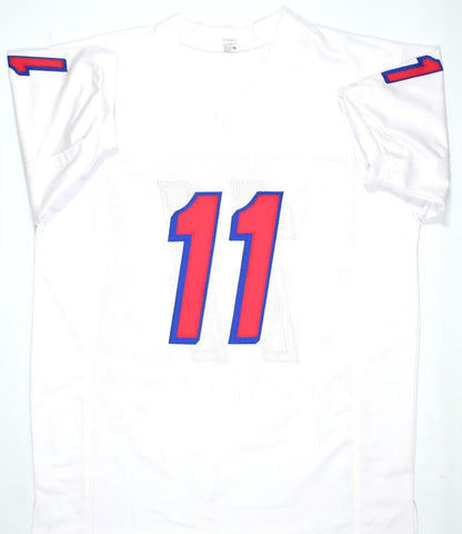Drew Bledsoe Autographed White Custom Jersey