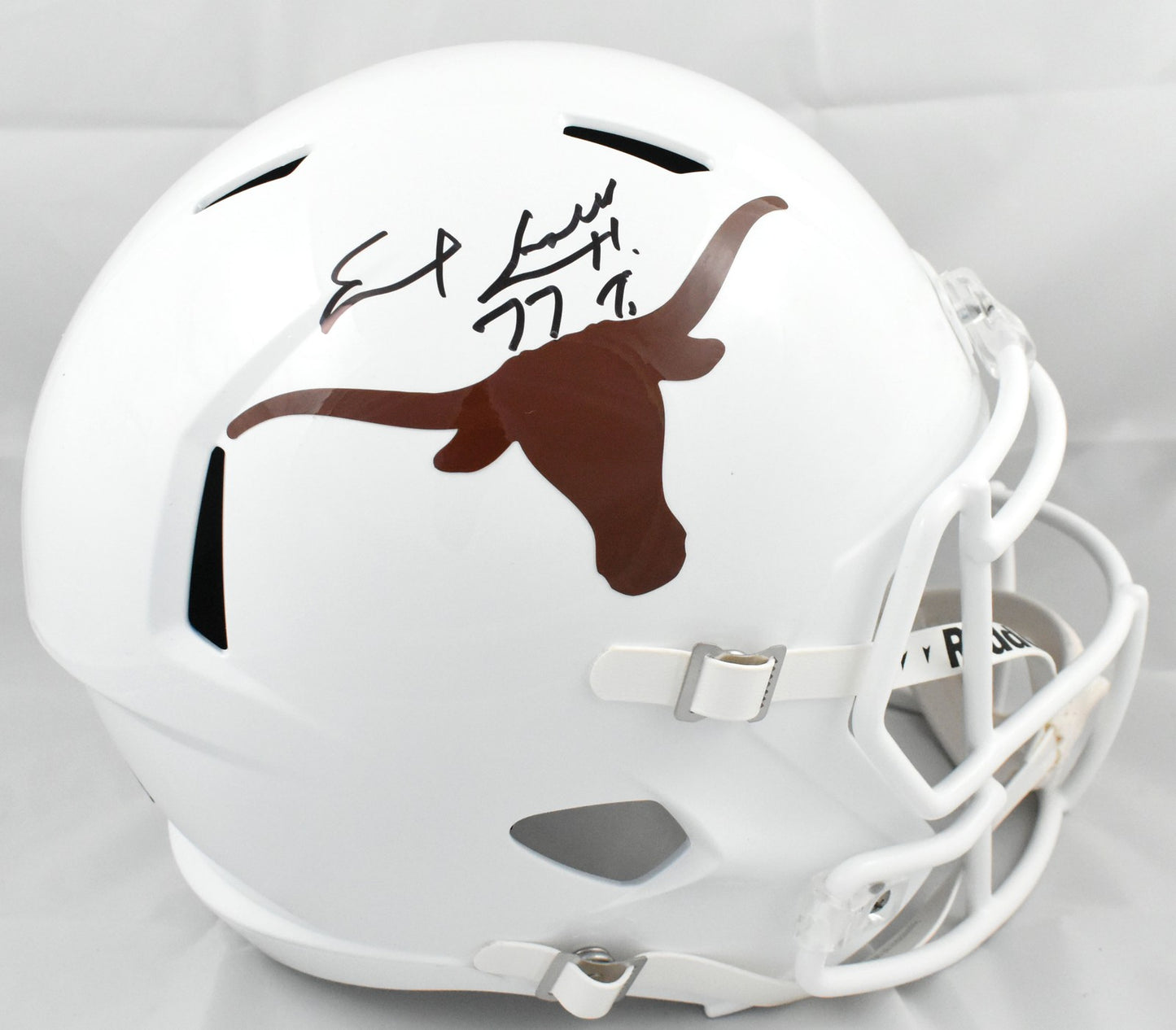 Earl Campbell Signed Texas Longhorns Full Size Speed Replica Helmet