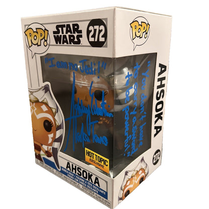 Ashley Eckstein Signed Ahsoka Tano #272 Star Wars Funko Pop w/ Inscriptions