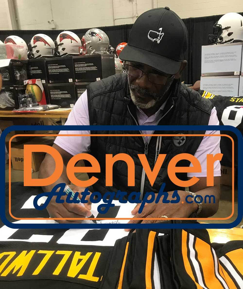 John Stallworth Signed Pittsburgh Steelers Custom Jersey Beckett BAS