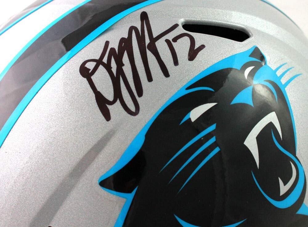 DJ Moore Signed Carolina Panthers Full Size Speed Helmet
