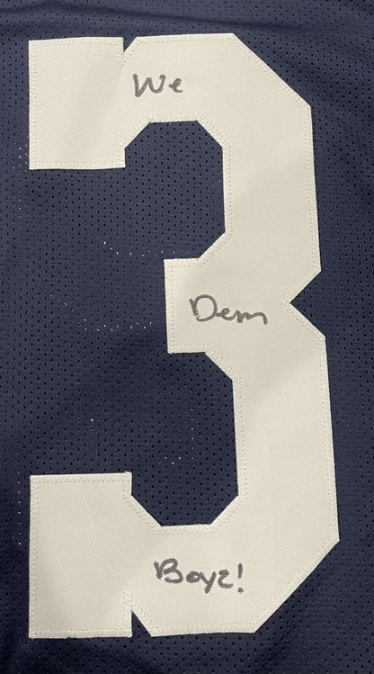 Rico Dowdle Autographed Dallas Cowboys Custom Jersey "We Dem Boyz!" BAS
