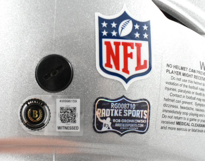 Rob Gronkowski Autographed New England Patriots Full Size Speedflex Helmet