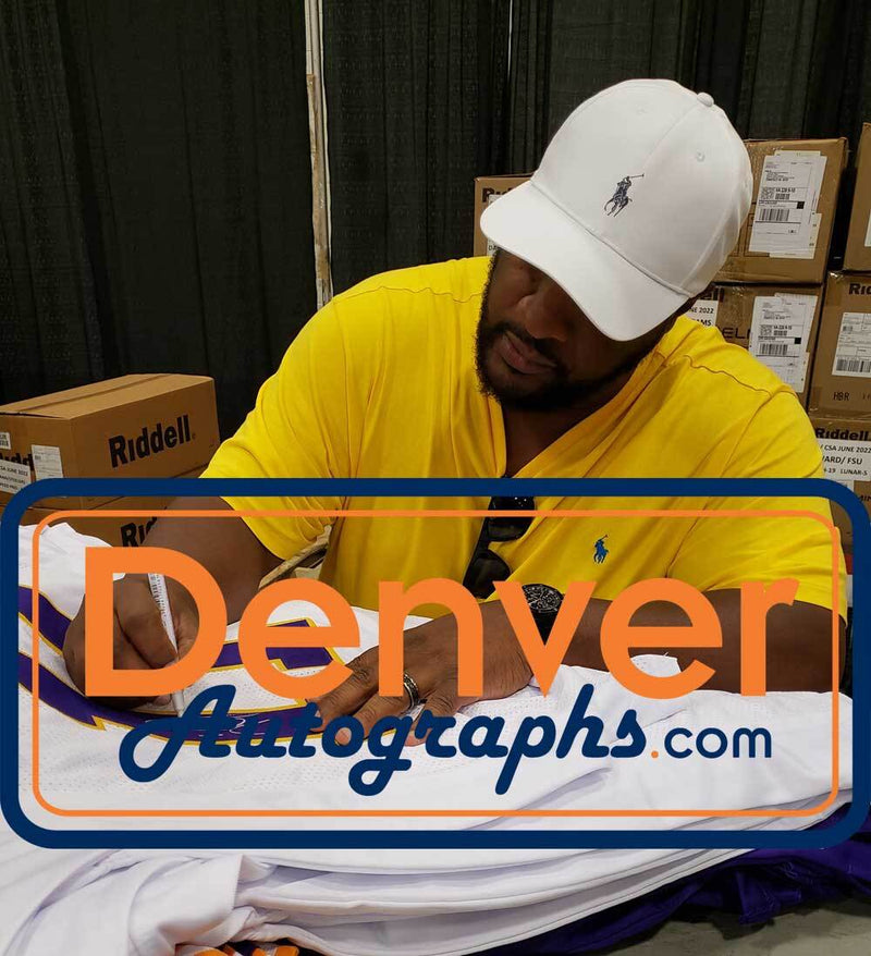 Daunte Culpepper Signed Minnesota Vikings Custom Pro Style Jersey