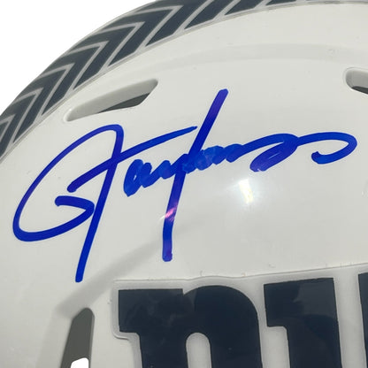 Lawrence Taylor Signed New York Giants Salute to Service Mini Helmet
