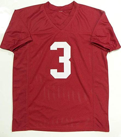 Calvin Ridley Signed Red Custom College-Style Football Jersey