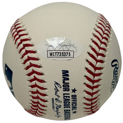 Domingo German Signed ROMLB Baseball "Lets Go Yankees" (JSA)