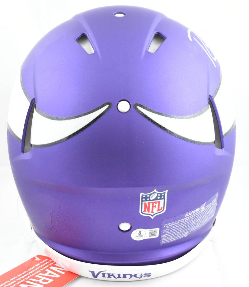 Randy Moss Signed Minnesota Vikings Full Size Speed Authentic Helmet