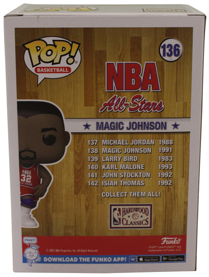 Magic Johnson Signed NBA All Stars Funko Pop #136 Target Exclusive