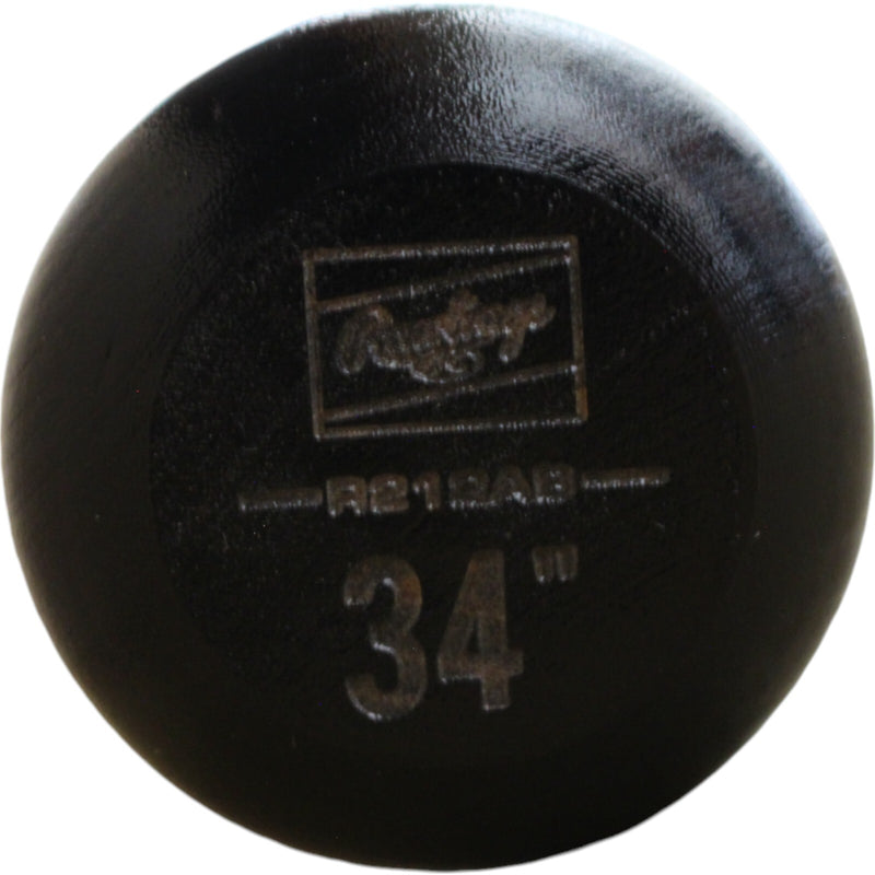 Larry Walker Autographed Colorado Rockies Black Baseball Bat (HOF)