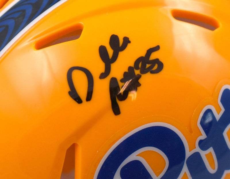 Darrelle Revis Signed Pittsburgh Panthers Mini Helmet