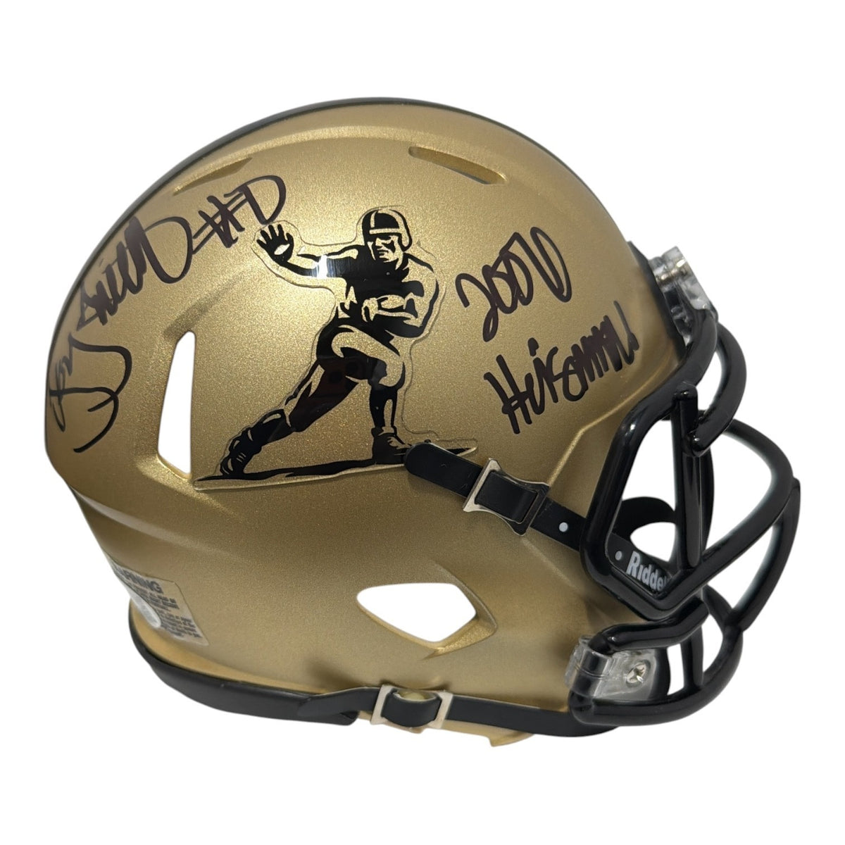 Troy Smith Signed Ohio State Buckeyes 2006 Heisman Speed Mini Helmet