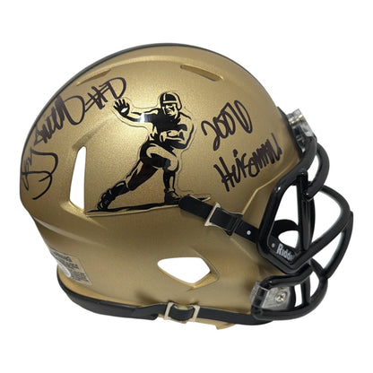 Troy Smith Signed Ohio State Buckeyes 2006 Heisman Speed Mini Helmet