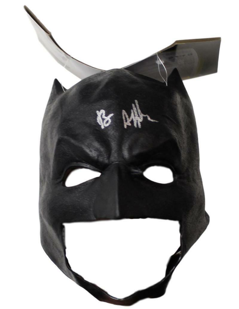 Ben Affleck Signed Batman Rubies Soft Mask Beckett COA