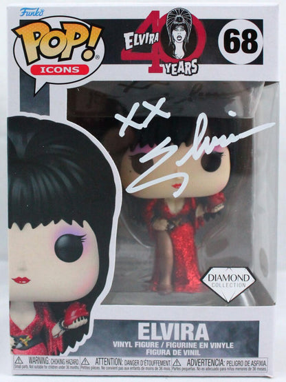 Cassandra Peterson Signed Elvira Funko Pop Figurine #68