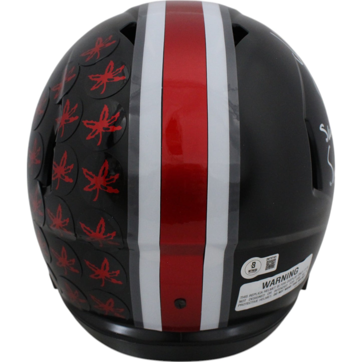 Jack Sawyer Signed Ohio State Buckeyes Full Size Replica Helmet