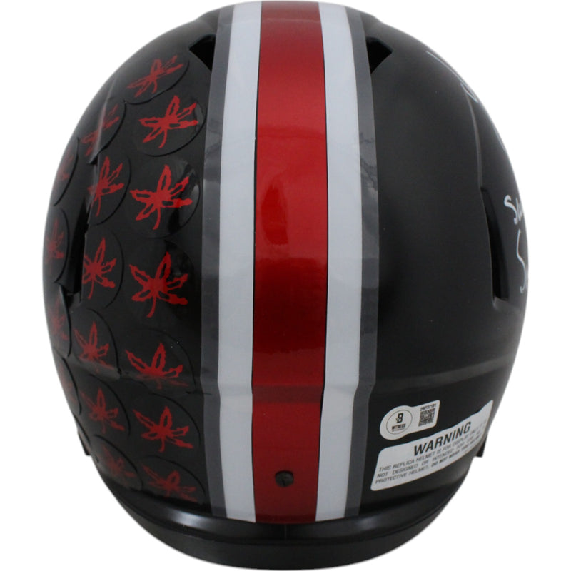 Jack Sawyer Signed Ohio State Buckeyes Full Size Replica Helmet