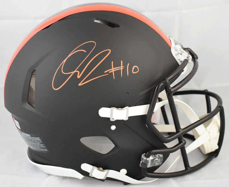 Quinshon Judkins Signed Cleveland Browns Full Size Alternate Speed Helmet