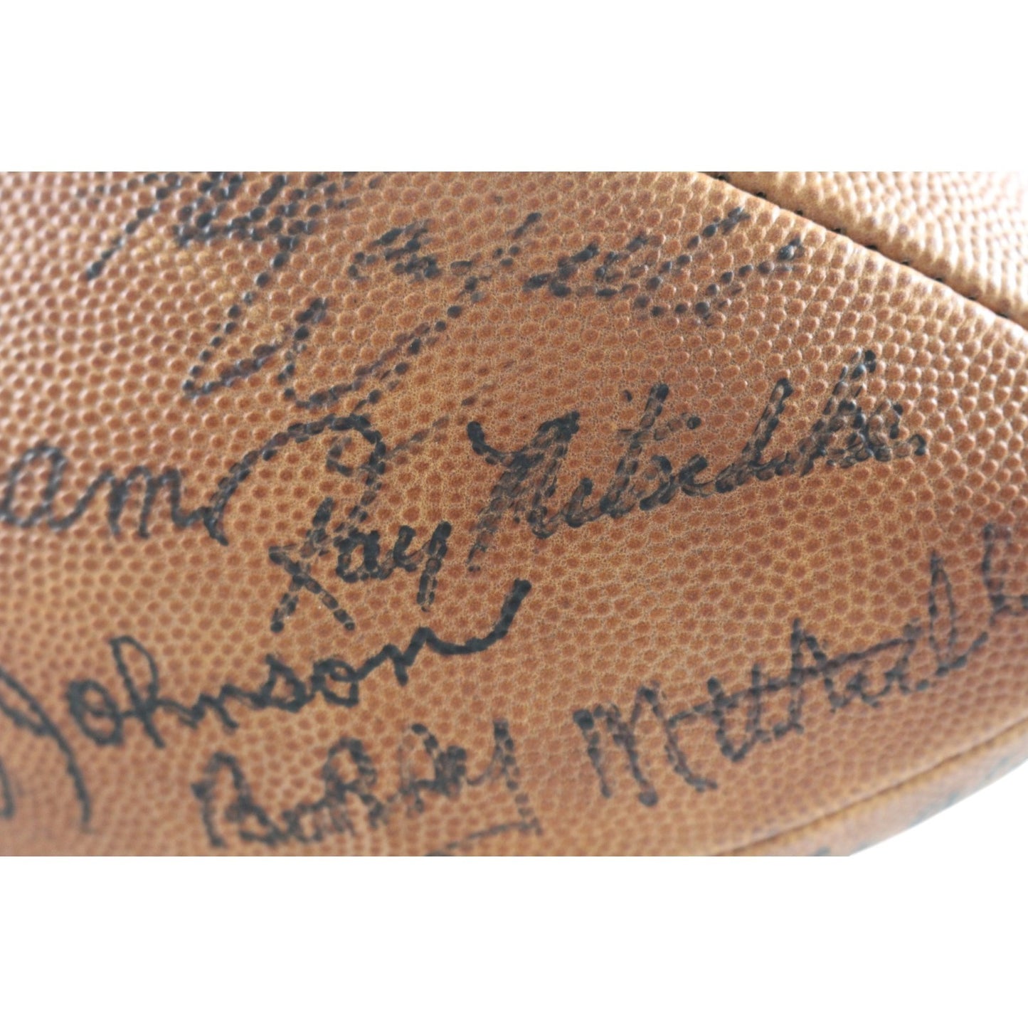 Dawson, Csonka & Van Buren Multi-Signed Wilson Rozelle NFL Football