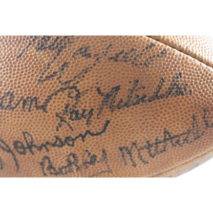 Dawson, Csonka & Van Buren Multi-Signed Wilson Rozelle NFL Football