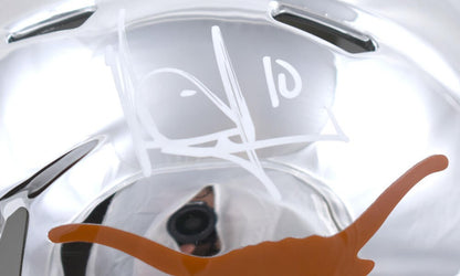 Vince Young Signed Texas Longhorns Chrome Speed Mini Helmet