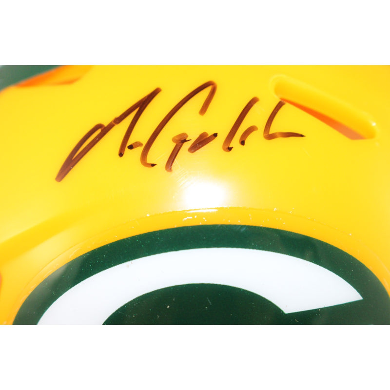 Matthew Golden Green Bay Packers Autographed Speed Mini Helmet