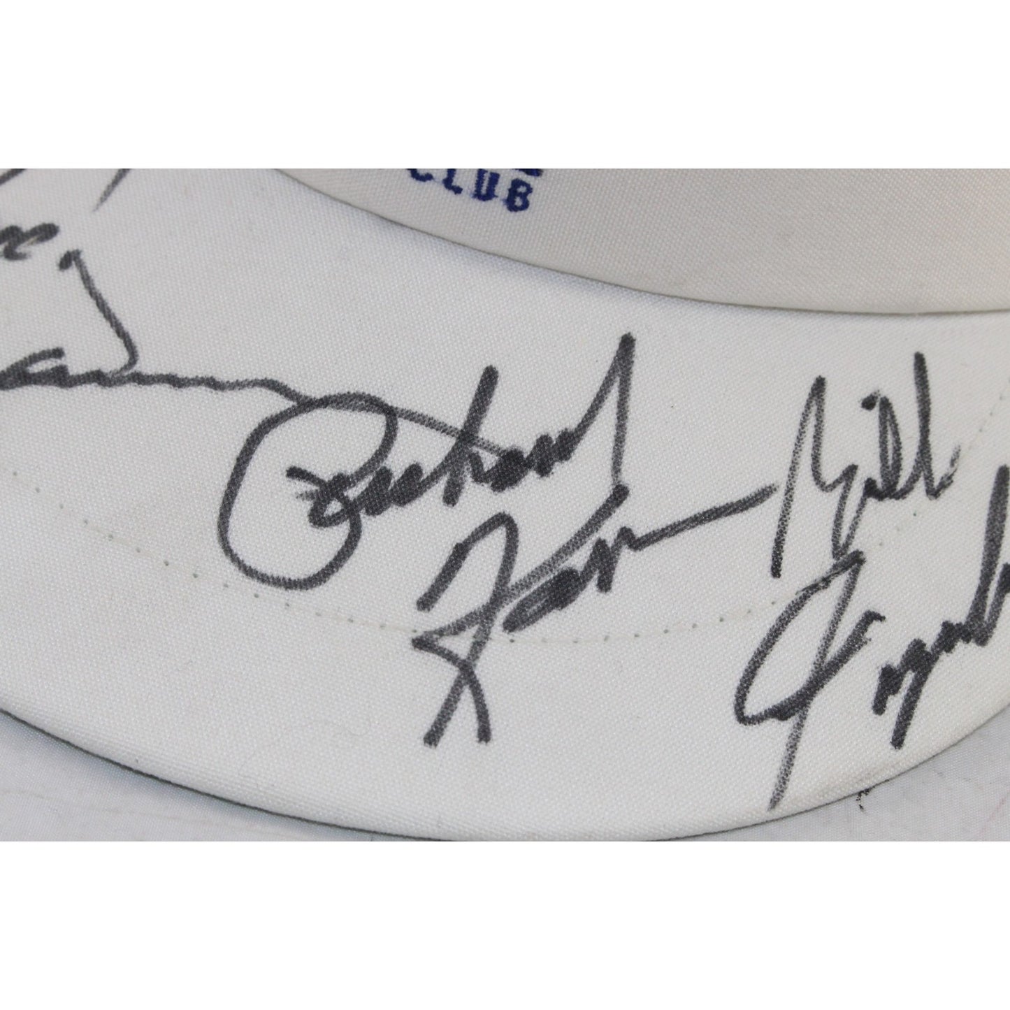 John Denver, Richard Karn & Bill Fagerbakke Autographed Golf Visor