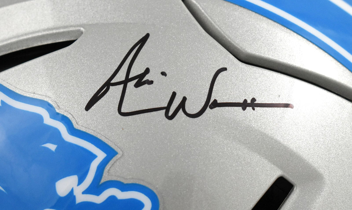 Andre Ware Signed Detroit Lions Full Size SpeedFlex Helmet
