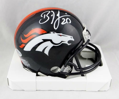 Brian Dawkins Signed Denver Broncos White Mini Helmet