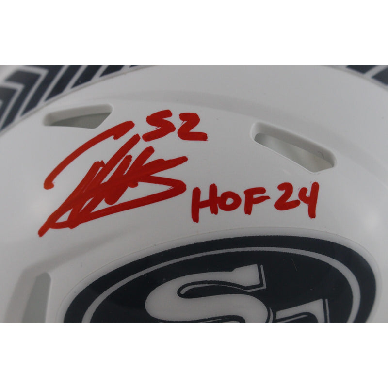 Patrick Willis Signed San Francisco 49ers 2024 Salute to Service Mini Helmet