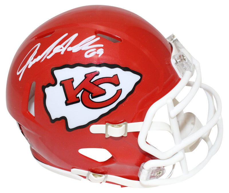 Jared Allen Kansas City Chiefs Autographed Mini Helmet Beckett BAS