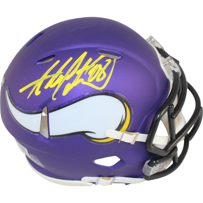 Adrian Peterson Minnesota Vikings Autographed Speed Mini Helmet