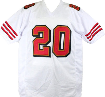 Garrison Hearst Autographed White Custom Football Jersey