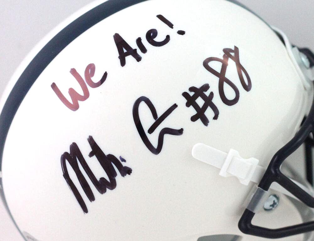 Mike Gesicki Autographed Penn State Nittany Lions Black Mini Helmet