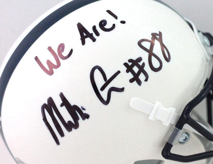 Mike Gesicki Autographed Penn State Nittany Lions Black Mini Helmet