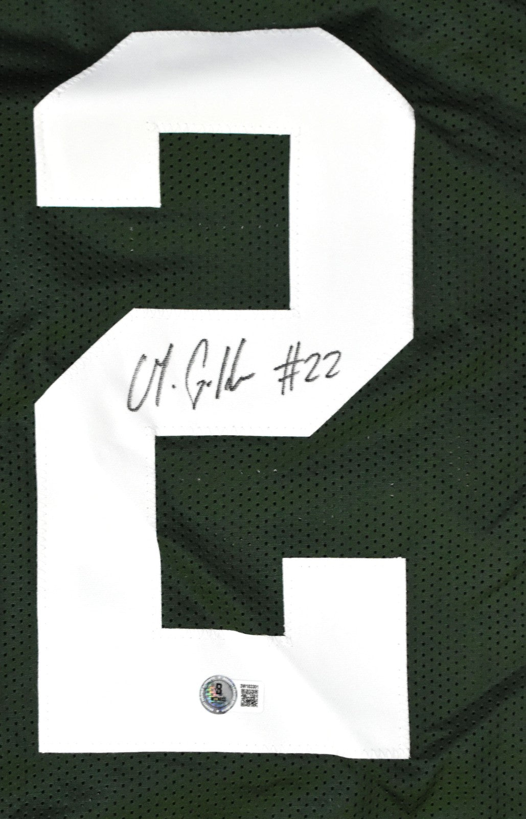 Matthew Golden Autographed Green Bay Packers Custom Jersey
