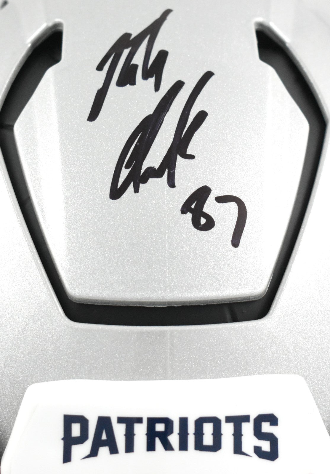 Rob Gronkowski Autographed New England Patriots Full Size Axiom Helmet