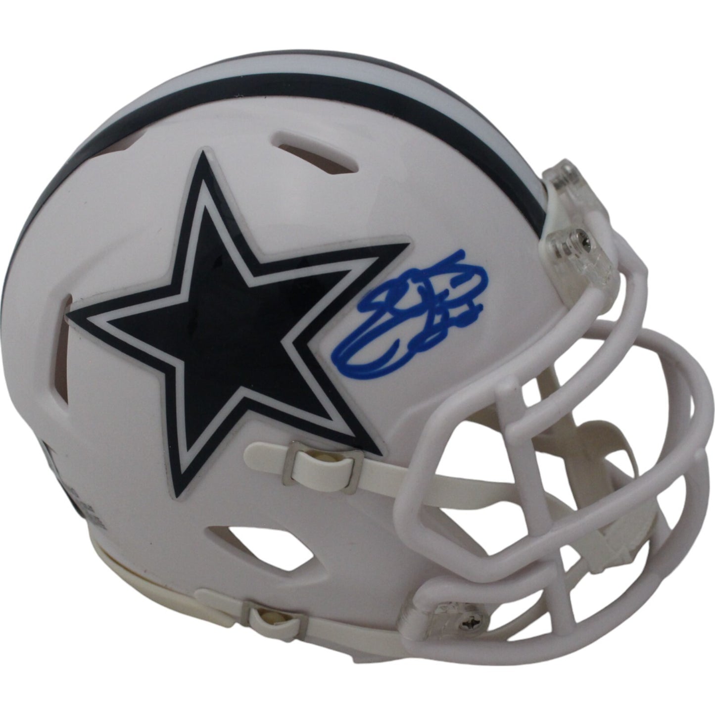 Emmitt Smith Dallas Cowboys 2022 Alternate Mini Helmet Autographed